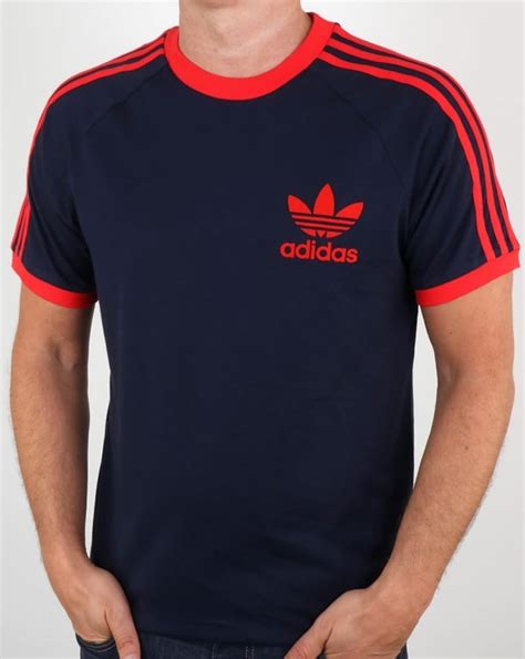 adidas red white blue shirt|red and black adidas shirt.